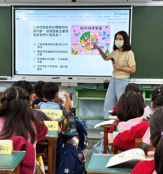 健康課擷取非連續文本中的關鍵資訊。